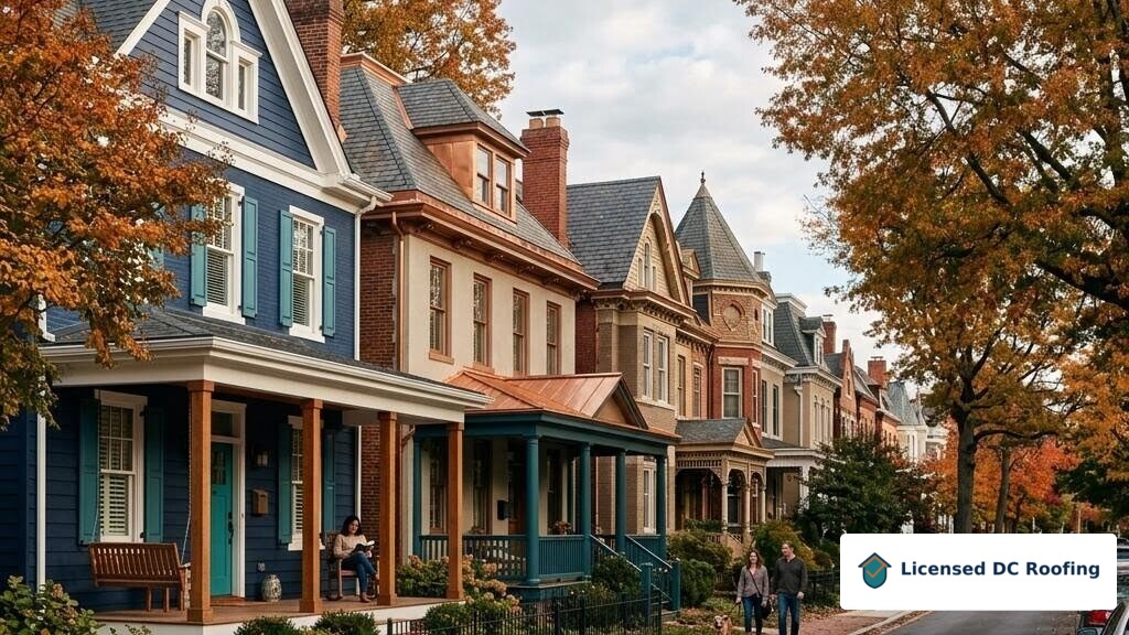 Brookland homes and distinctive rooflines
