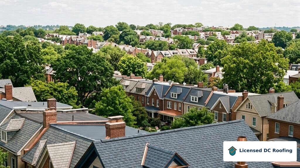 Congress Heights residential roofs