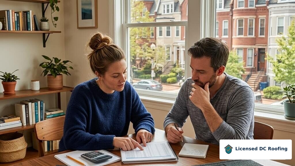 Roofing cost planning for a Washington DC property